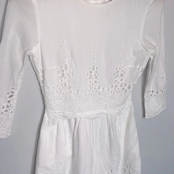 Dolce Vita White Eyelet Dress size XS - Picture 3 of 12